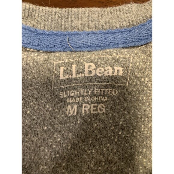 L.L. Bean Slightly Fitted Cotton Pullover Sweatshirt Size M Reg - Picture 4 of 9